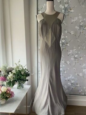 Vintage JESSICA McCLINTOCK Bias Cut Minimalist Gown